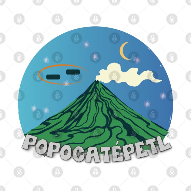 UFO sighting UAP Popocatepetl volcano by Ideas Design