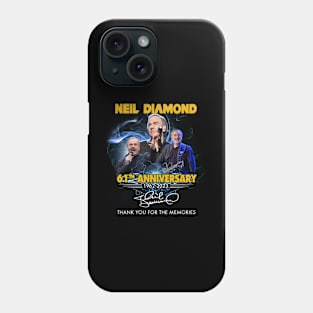 60th Anniversary 1962 2023 Signatures Thank You For The Memories. Phone Case