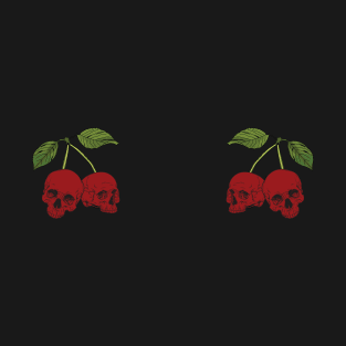 Breast Expressions - Cherry Skulls T-Shirt