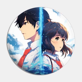 your name fanart anime graphic tee Pin