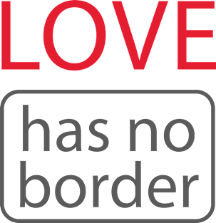 Love Has No Border anti Trump design Magnet