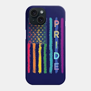 LGBT Pride American flag Phone Case