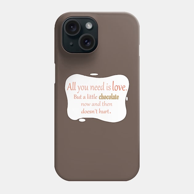 Chocolate love Phone Case by TheNewMoon