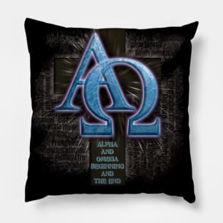 Jesus - Alpha and Omega - the Names of Jesus (large bleed) Pillow