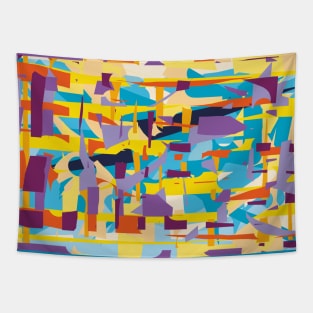 Yellow Art Tapestry