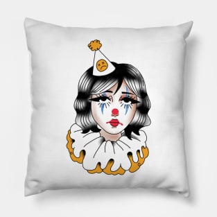 Clown Girl Pillow