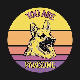 You are pawsome German shepherd T-Shirt