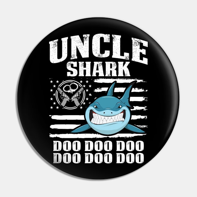 Police Uncle Shark Proud Police T Shirts For Police Gift For Police Family Pin by Murder By Text