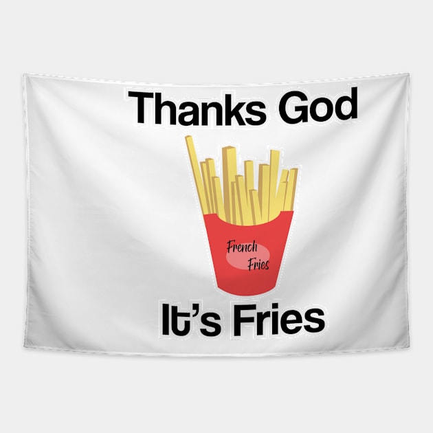 TGIF thanks god it's fries Tapestry by ijjul