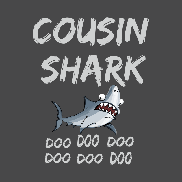 T-shirt Cousin Shark doo doo doo by rami99