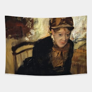 Mary Cassatt by Edgar Degas Tapestry