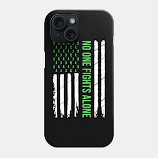 Mental Health Awareness Green Ribbon Phone Case