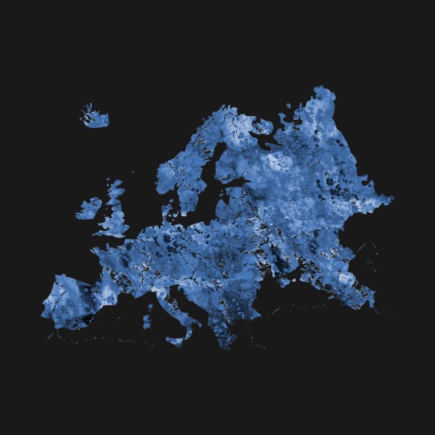 Map of Europe by erzebeth