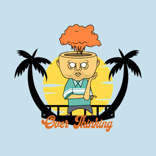 OVER THINKING, Band merchandise, beach shirt, skate design T-Shirt