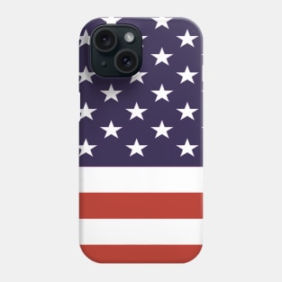 American Flag Red White and Blue USA Phone Case