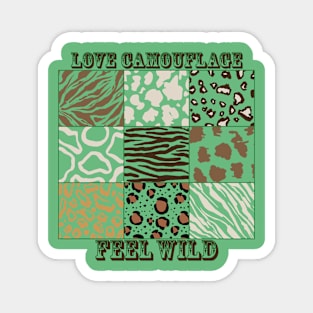 CAMO & WILD LOVER Magnet