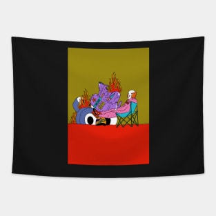 Up in Flames Tapestry