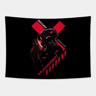 Murderbot Red Tapestry