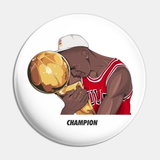 Michael Jordan First Championship Pin