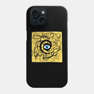 The chaotic eye Phone Case