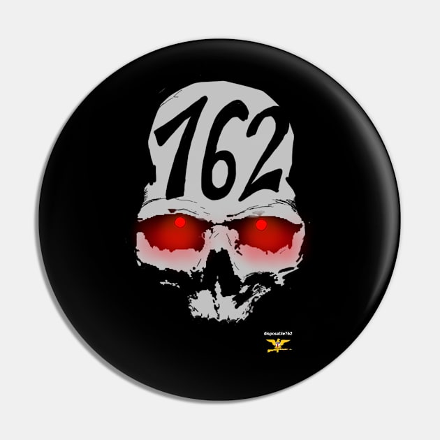 762 Skull Pin by disposable762