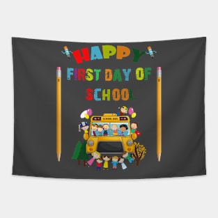 Happy First day of school Tapestry