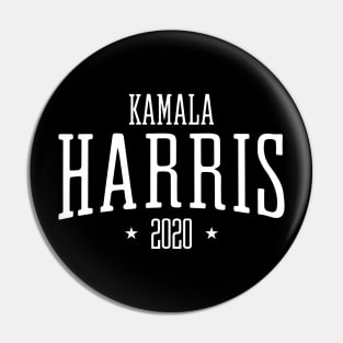 Kamala Harris Presidential race 2020 cool logo with white text Pin