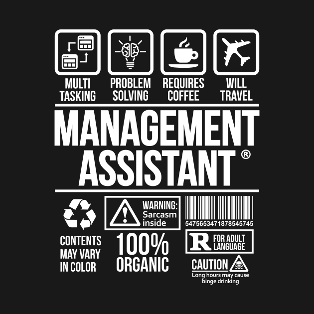 Management assistant T-shirt | Job Profession | #DW T-Shirt T-Shirt T-Shirt by DynamiteWear