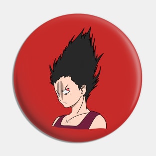 Angry Anime Boy Pin