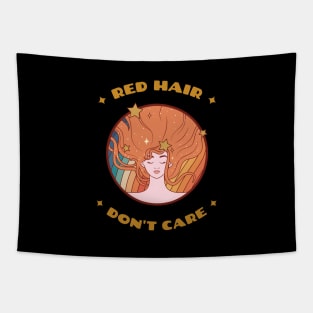 Red Hair Don't Care, Redhead, St Patricks Day, Red Head, Auburn, Ginger Tapestry