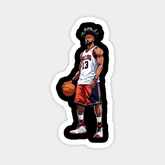 basketball hoop Magnet by animegirlnft