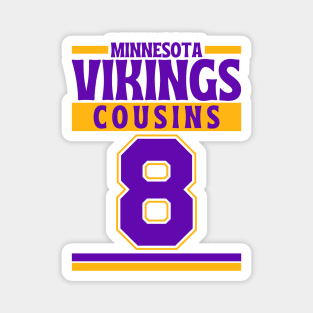 Minnesota Vikings Cousins 8 American Football Edition 3 Magnet