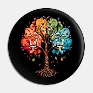 Tree of Life - Celtic Symbol Art Pin
