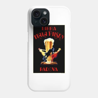 BIRRA ITALA PILSEN PADOVA Italian Beer Vintage Italy Advertising Phone Case