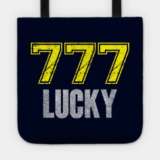 Funny T-Shirt 777 Lucky for Everyday Tote
