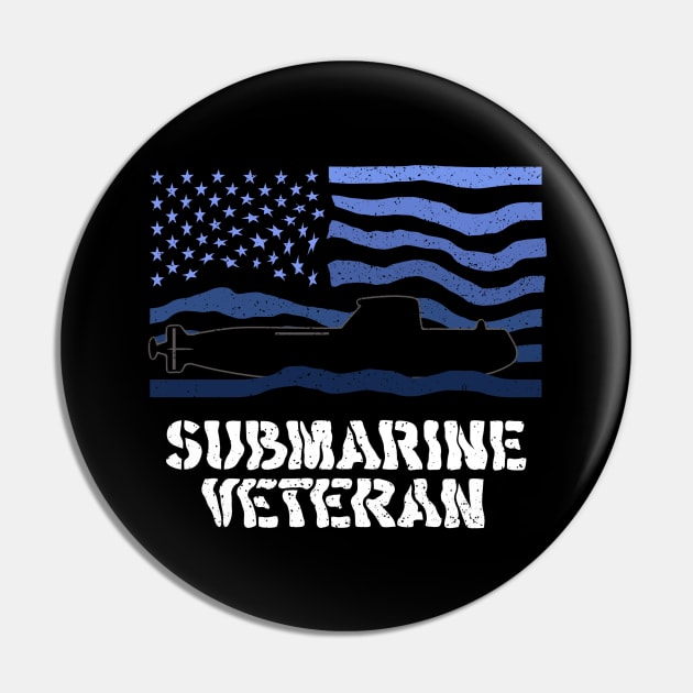 Submarine veteran USA American hero veterans day Pin by design-lab-berlin