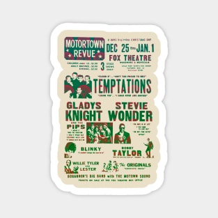 the temptations gladys knight stevie wonder music poster Magnet