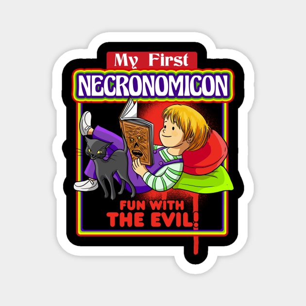 My first Necronomicon Fun with the Evil Witchcraft Magnet by Juandamurai