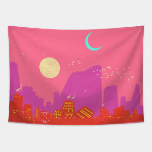 SCI-FI CITY Tapestry