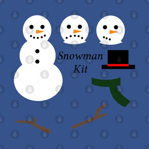 Merry Christmas Snowman Kit by holidaystore