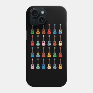 Ukulele Icons Huge Collection of Ukuleles Phone Case