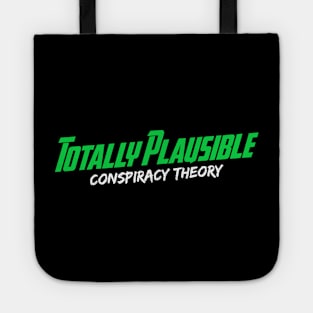 Totally Plausible (Green Logo) Tote