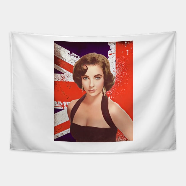 Elizabeth Taylor British icon Tapestry by AndythephotoDr