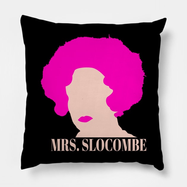 Mrs Slocombe Pillow by Qogl