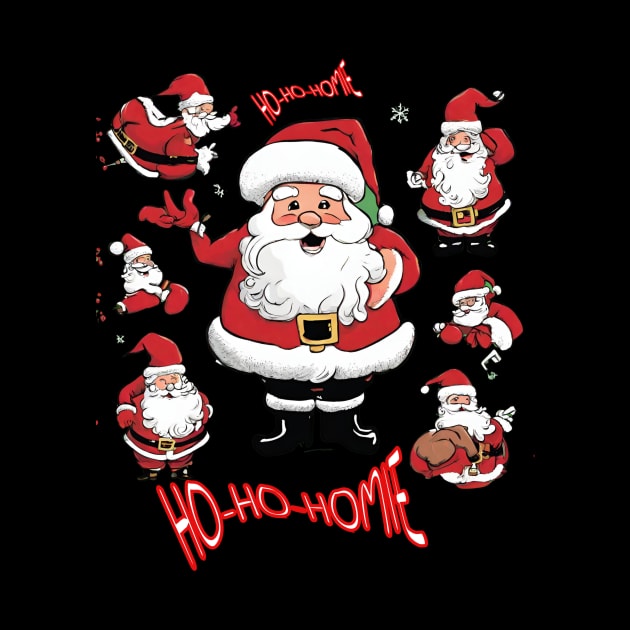 Santa's "Ho-Ho-Home" by Tee Trendz