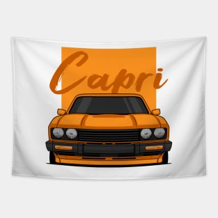Front Orange Capri MK3 Classic Tapestry