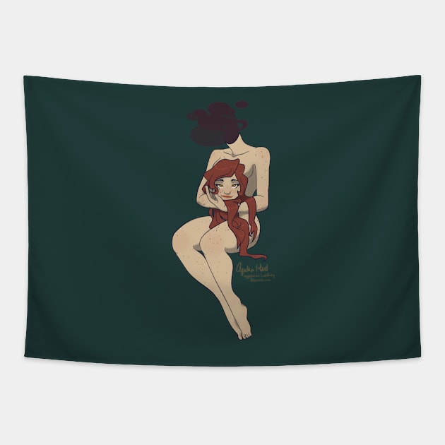 Miss Monster Girl - March Dullahan Tapestry by AgathaHart