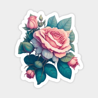 Bouquet of Roses Magnet