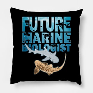 Leopard Shark and Whitetip Reef shark Pillow