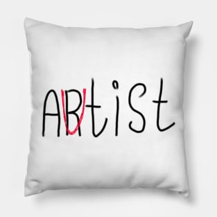 Artist Autist Pillow